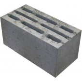 Блок фундаментный пескоцементный пустотелый  20х20х40